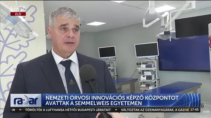 Átadták a világszínvonalú Nemzeti Orvosi Innovációs Képző Központot