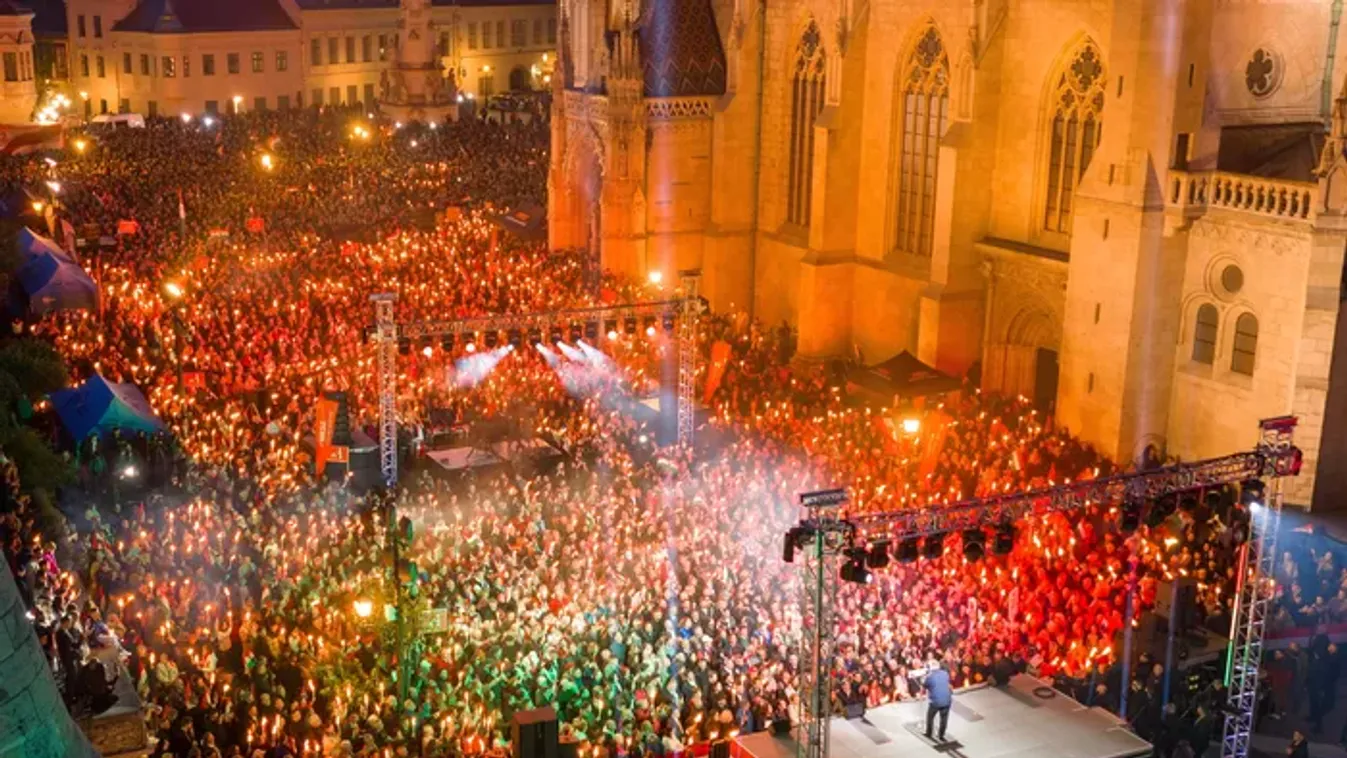 „A kampány akkor ér véget, amikor már fáj” – Orbán Viktor Budapesten zárta a kampányt