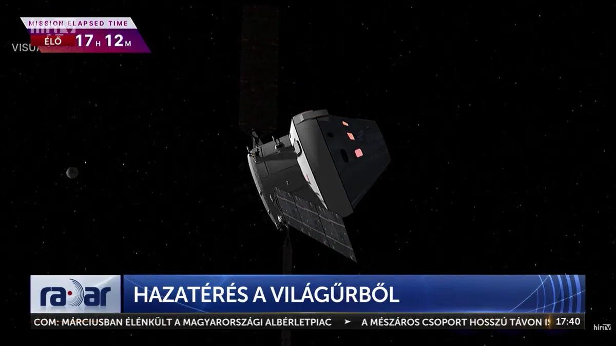 Sikeresen visszatért a Földre az Artemis II legénysége