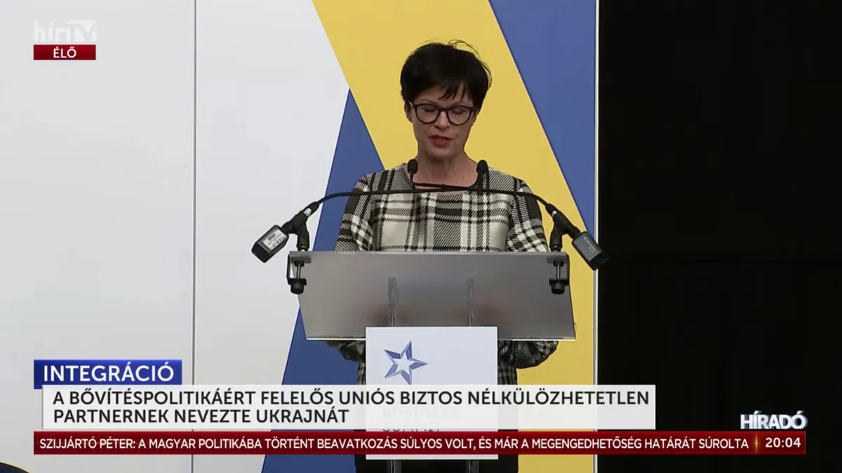Marta Kos uniós biztos szerint Ukrajna az EU nélkülözhetetlen partnere lett