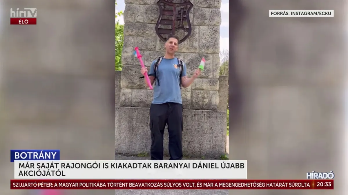 Baranyai Dániel herés pólót dobott piacra a tiszás botrány után