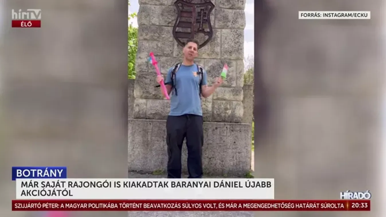 Baranyai Dániel herés pólót dobott piacra a tiszás botrány után