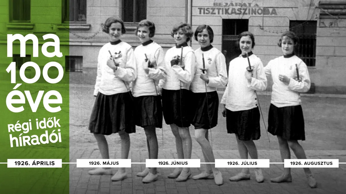 Körmenet és pingpongverseny 100 évvel ezelőtt