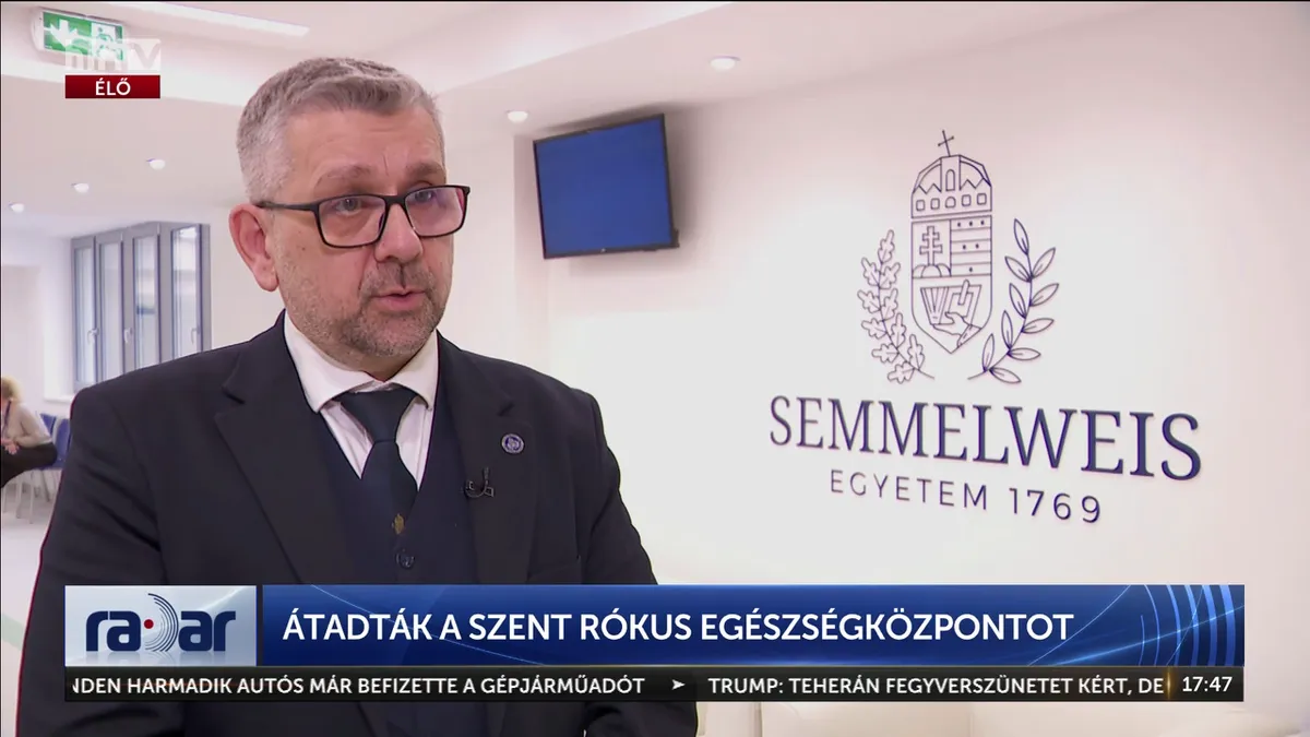 Megnyílt a 10 milliárdból felújított Szent Rókus Egészségközpont