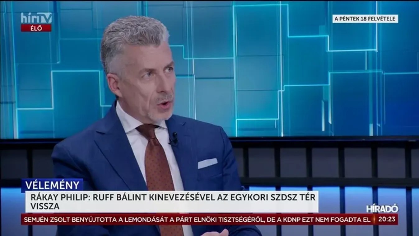 Márki-Zay Péter szerint Ruff Bálint nulla tapasztalattal várja a miniszteri kinevezést