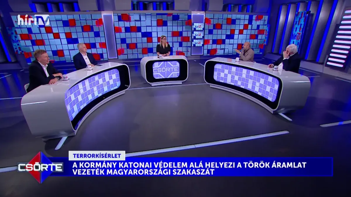 Katonai csizma a gázvezetéken – Éles vita a HírTV stúdiójában