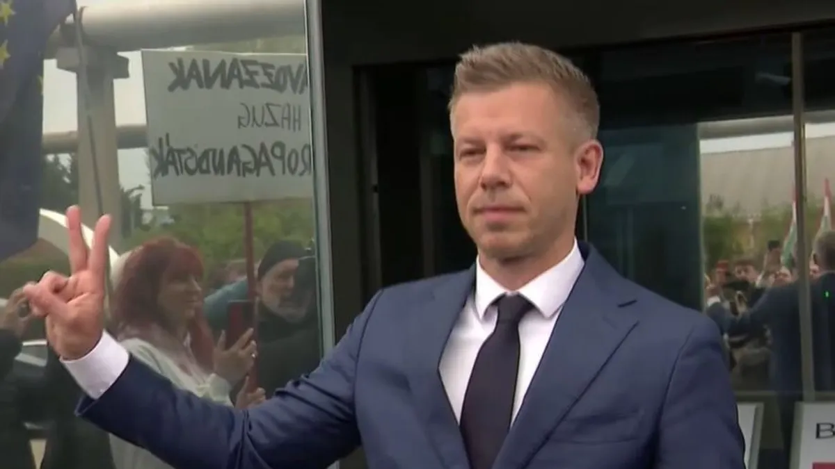 A közmédiának adott interjút Magyar Péter