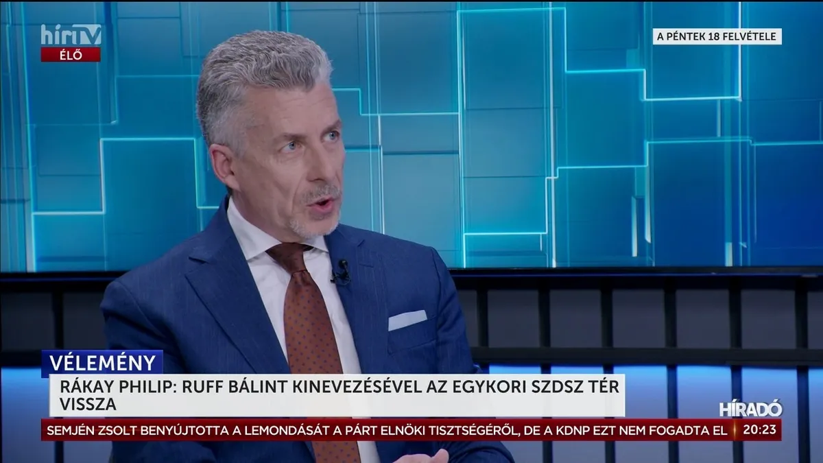 Márki-Zay Péter szerint Ruff Bálint nulla tapasztalattal várja a miniszteri kinevezést