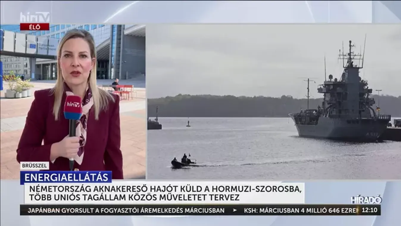 Németország aknakereső hajót küld a Hormuzi-szorosba