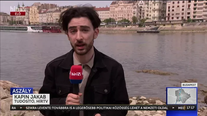 Ismét látható az Ínség-szikla a Duna alacsony vízállása miatt