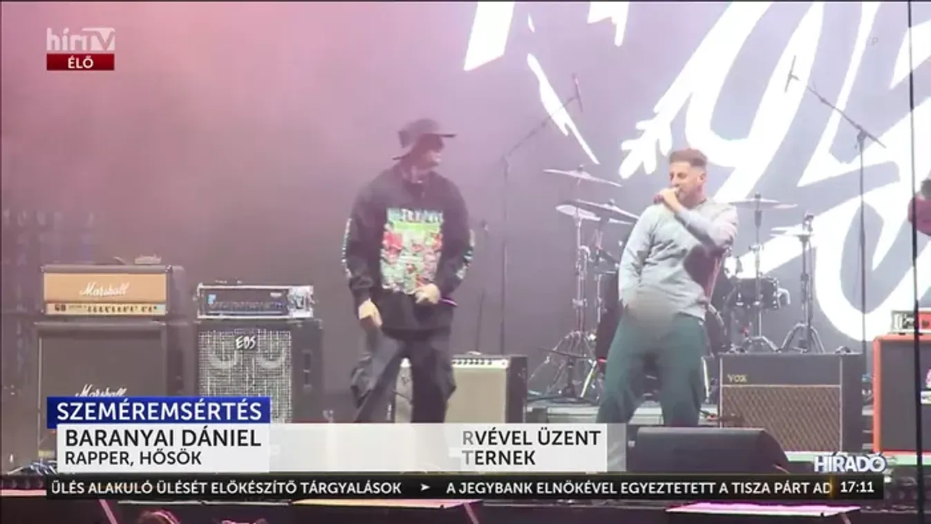 Szeméremsértés miatt tettek feljelentést a Hősök terei koncert eseményei után
