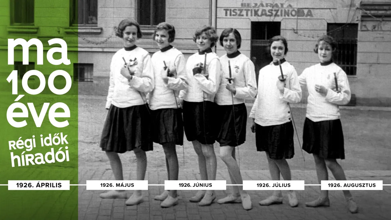 Körmenet és pingpongverseny 100 évvel ezelőtt