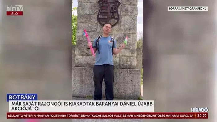 Baranyai Dániel herés pólót dobott piacra a tiszás botrány után