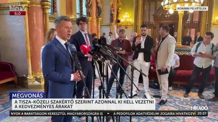 Adóemelést és az árstopok azonnali kivezetését javasolják a Tisza-kormánynak