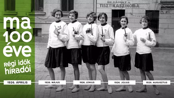 Körmenet és pingpongverseny 100 évvel ezelőtt