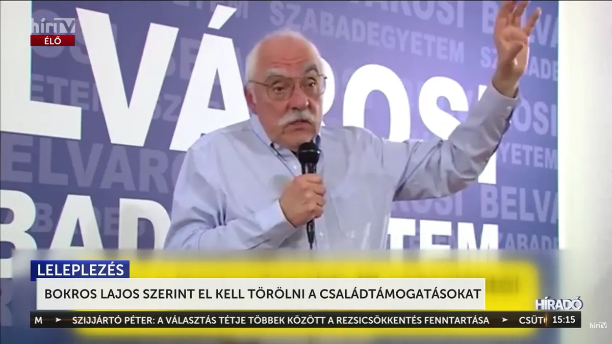 Bokros Lajos ismét a megszorítások szükségességéről beszélt egy fórumon
