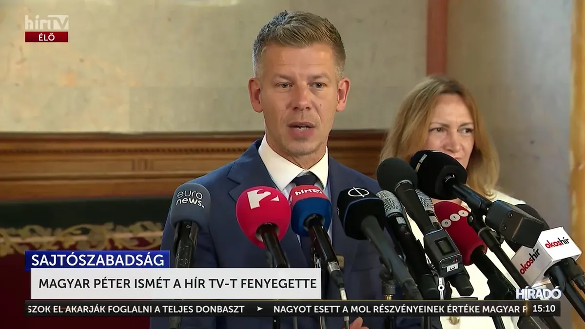 Magyar Péter elárulta, mi lenne az első dolga a HírTV-vel