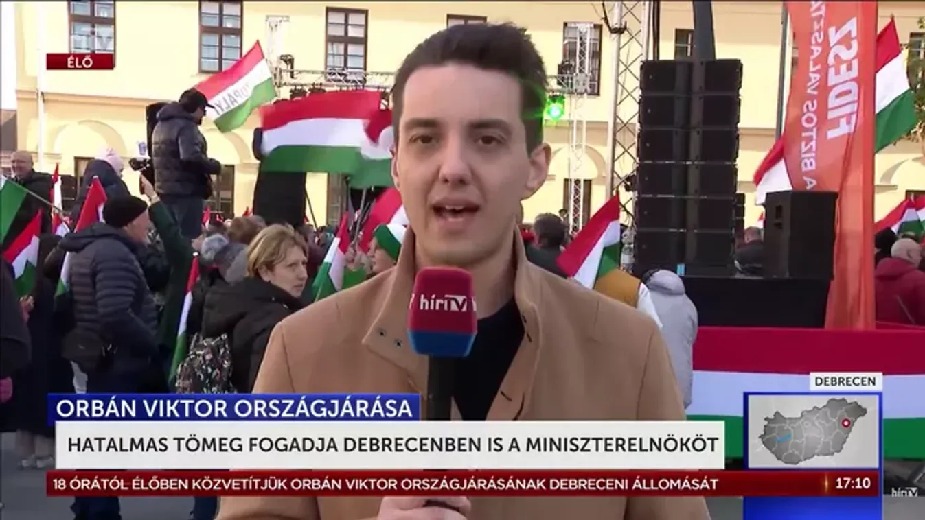 Élőben az országjárásról: Gulyás Áron jelentkezik Debrecenből