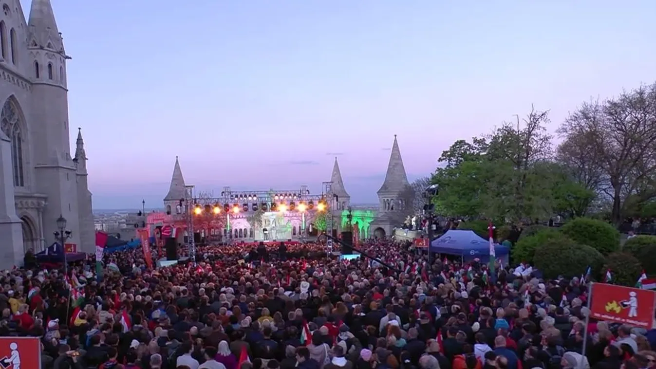 Kampányzáró, Budapest - élő közvetítés