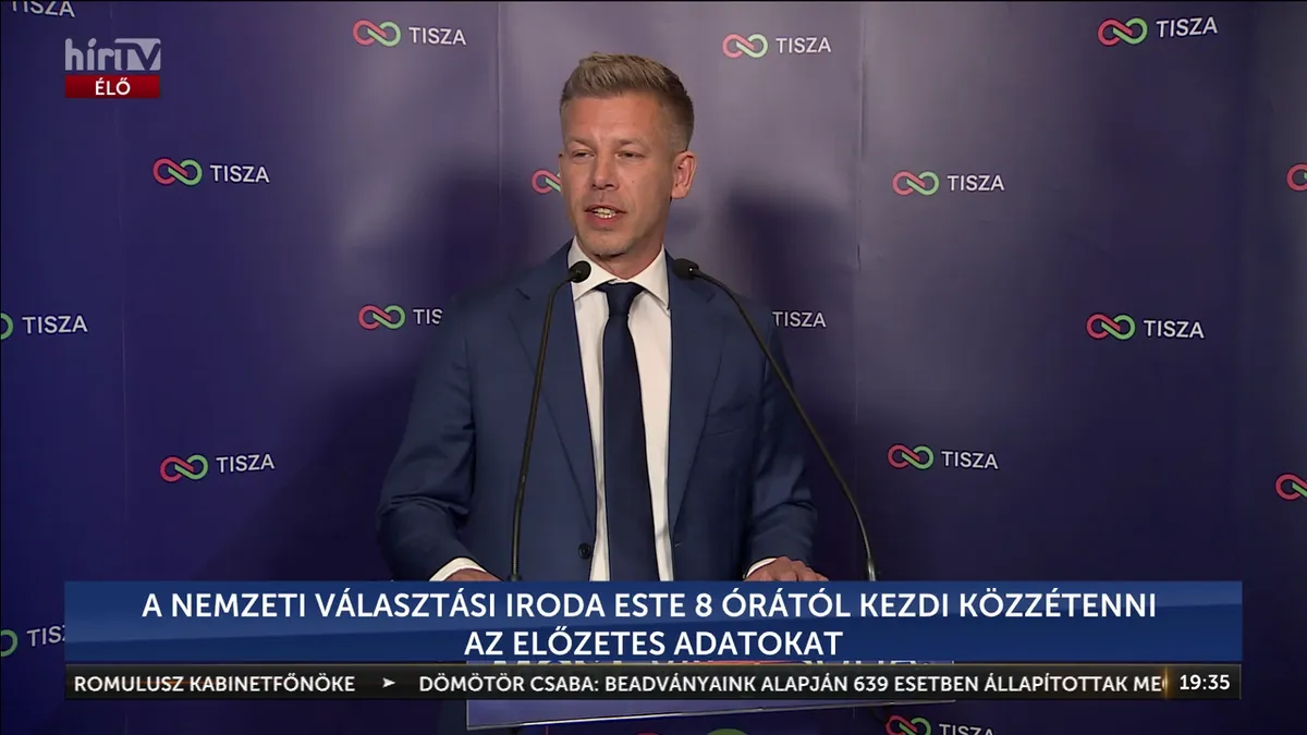 Magyar Péter óvatosan bizakodik és választási csalásokról beszél