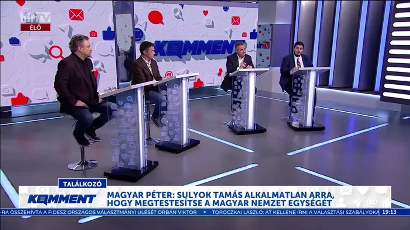 Magyar Péter a Karmelitában egyeztetett a kormányalapításról