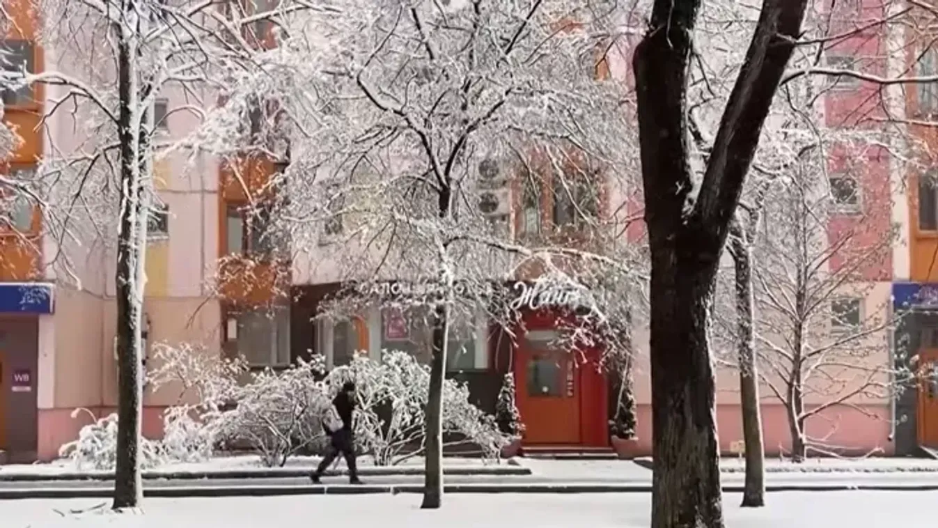 60 centiméteres hó esett ebben a városban