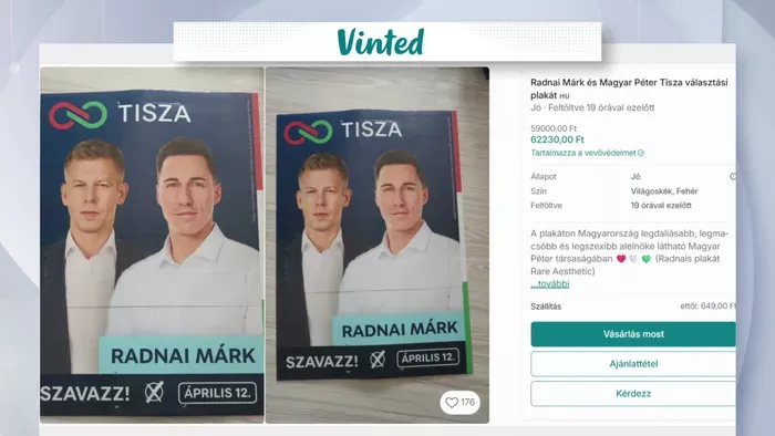 Új politikai trend: dedikált plakátokért fizetnek súlyos pénzeket a Tisza Párt szimpatizánsai