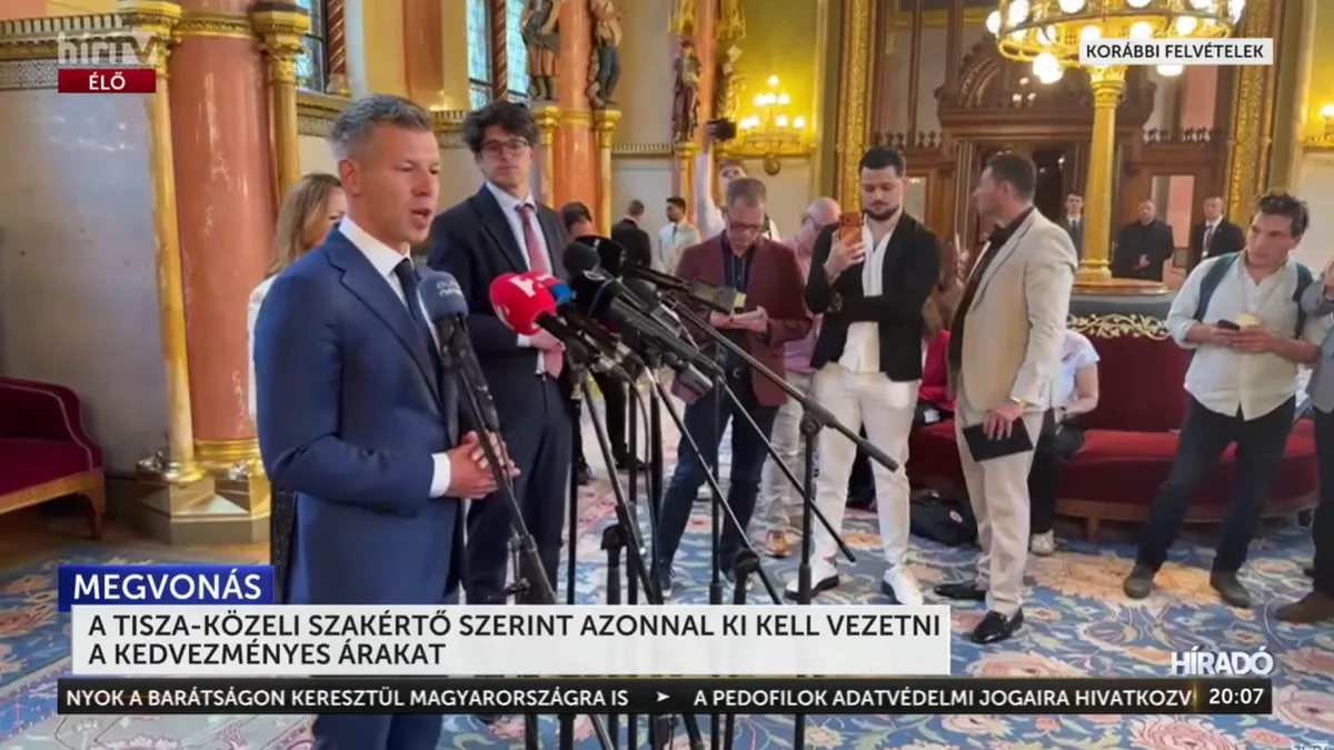 Adóemelést és az árstopok azonnali kivezetését javasolják a Tisza-kormánynak