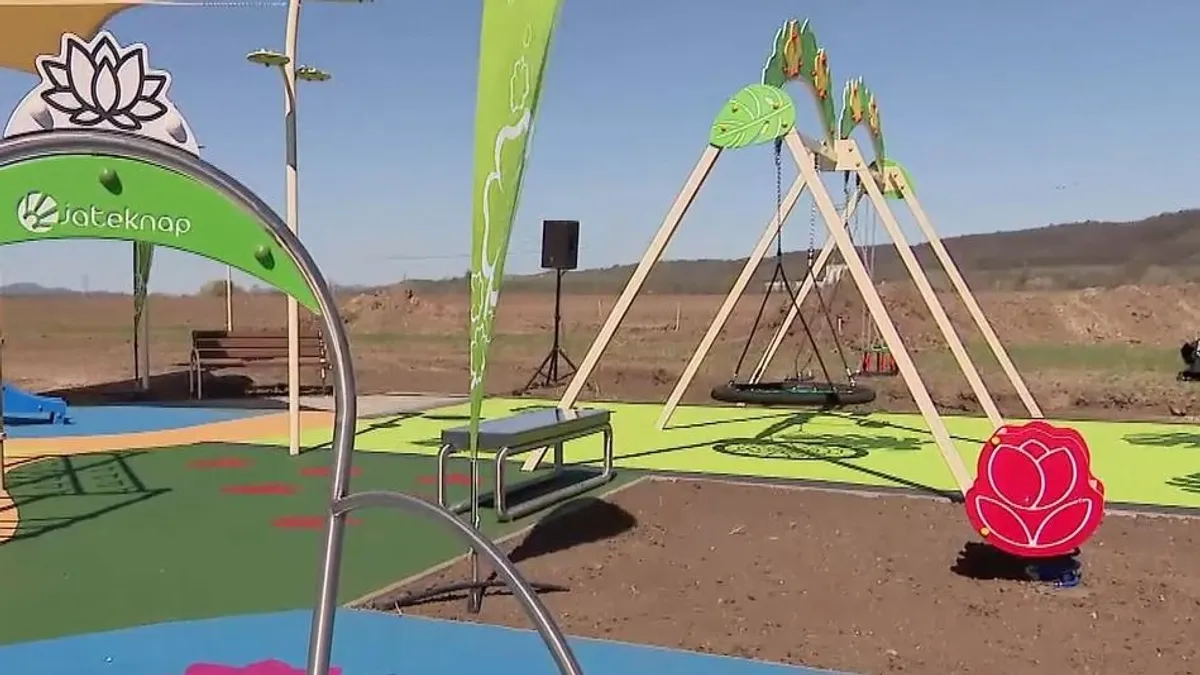 Befogadó játszótér nyílt Vácrátóton