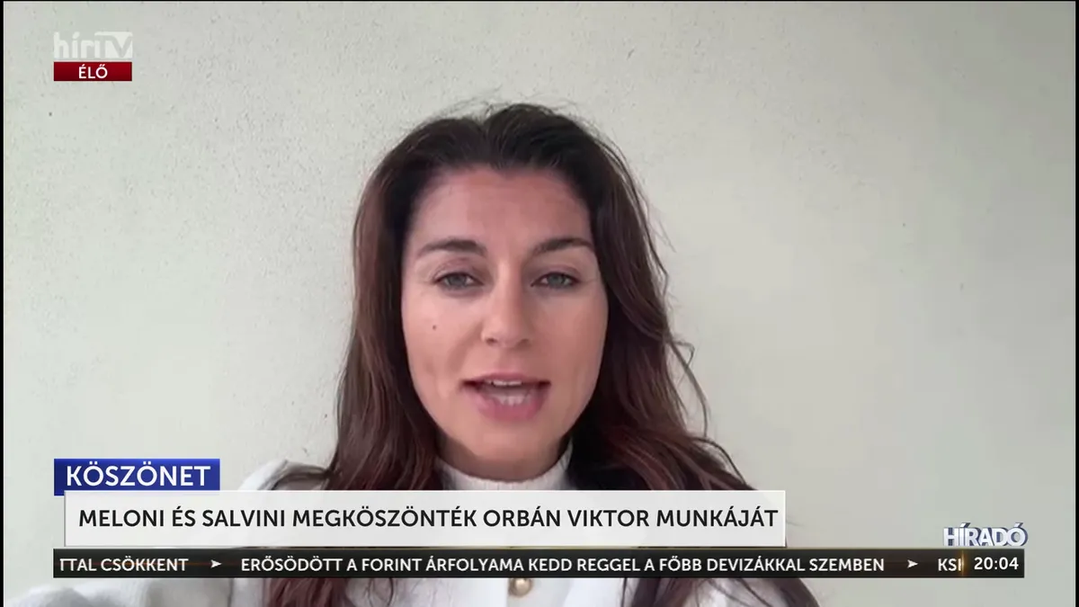 Orbán Viktor munkáját méltatta Giorgia Meloni és az olasz jobboldal