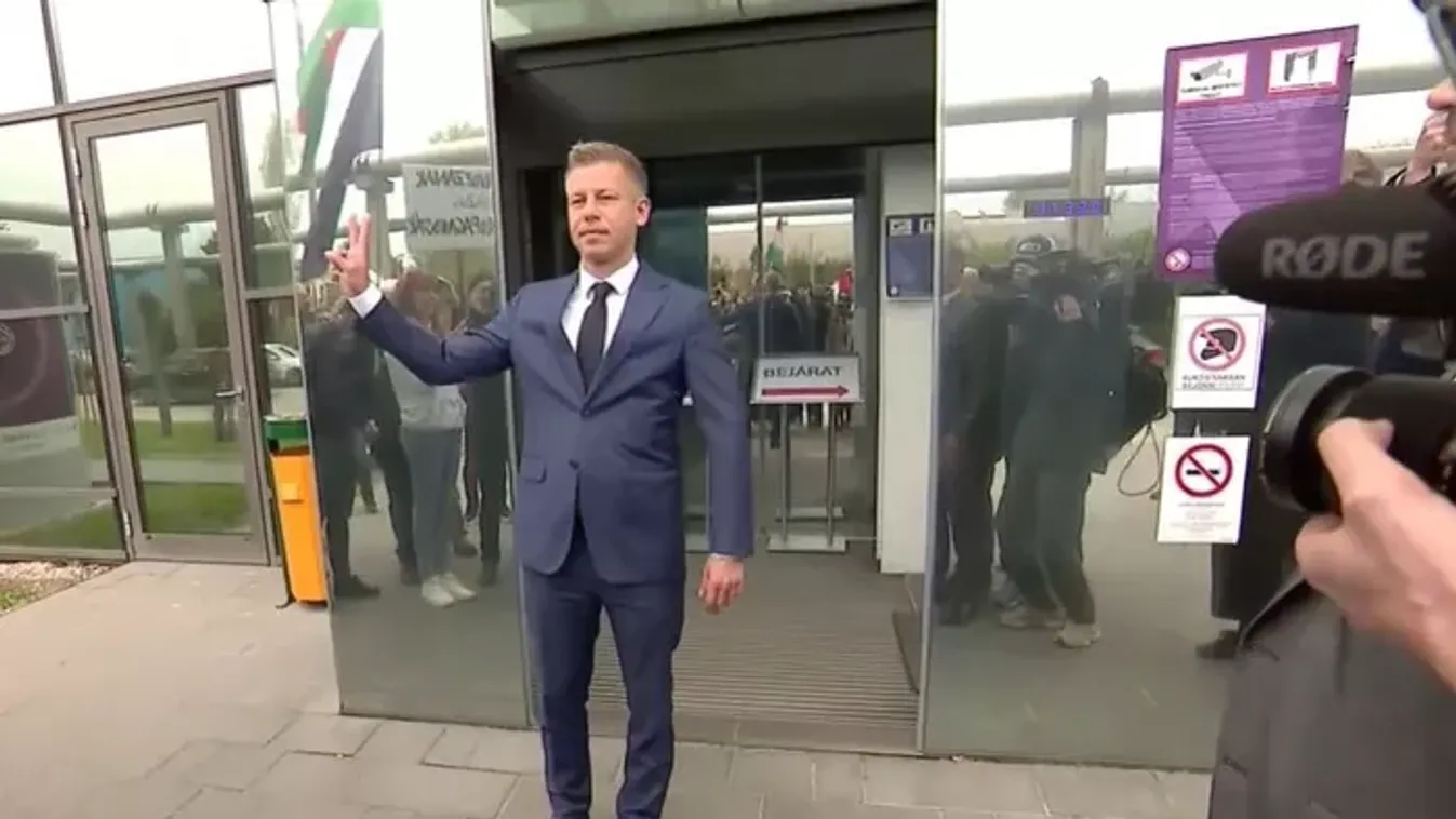 Magyar Péter szerda reggel az M1-ben adott nyilatkozatot