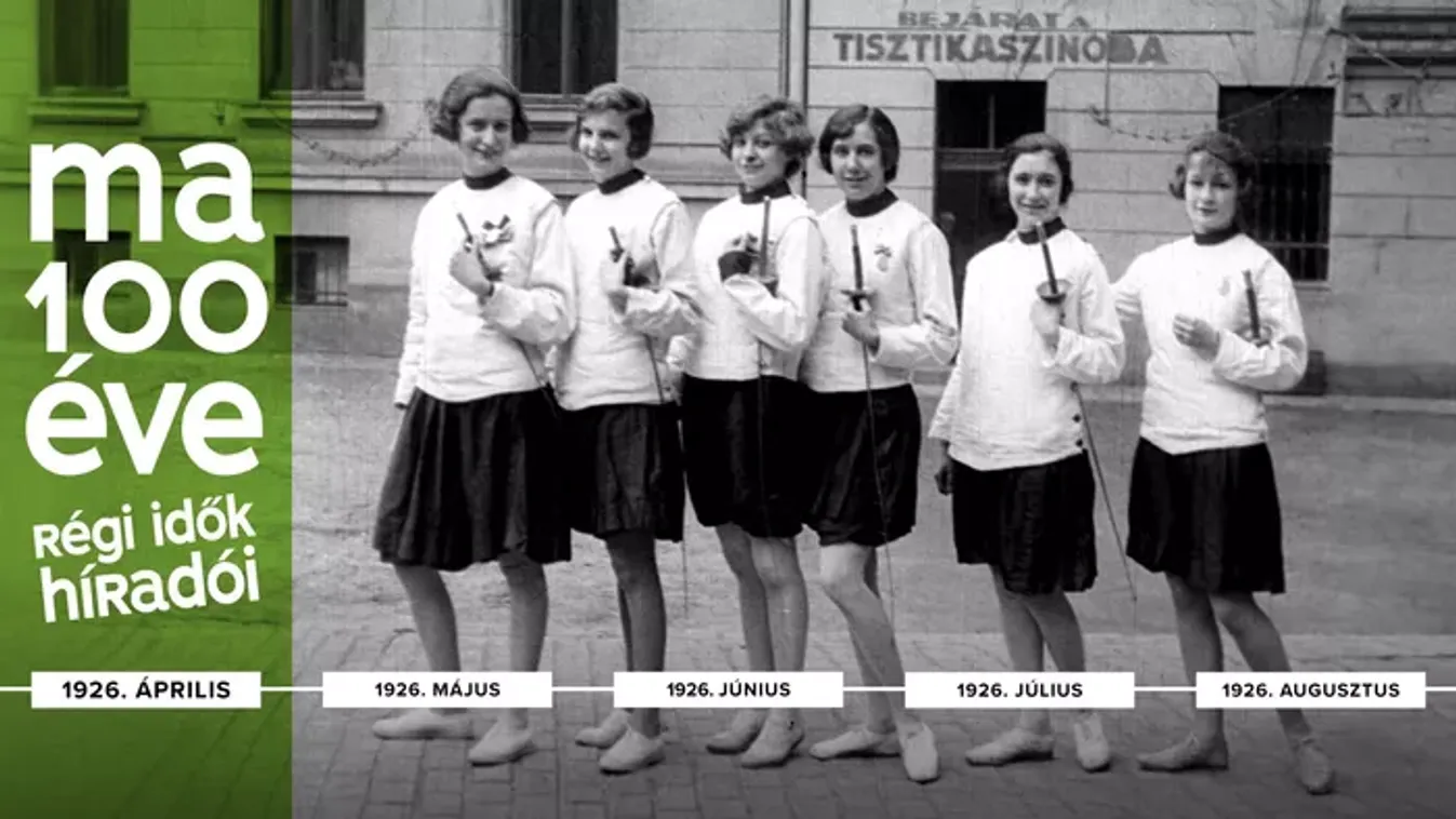 Körmenet és pingpongverseny 100 évvel ezelőtt