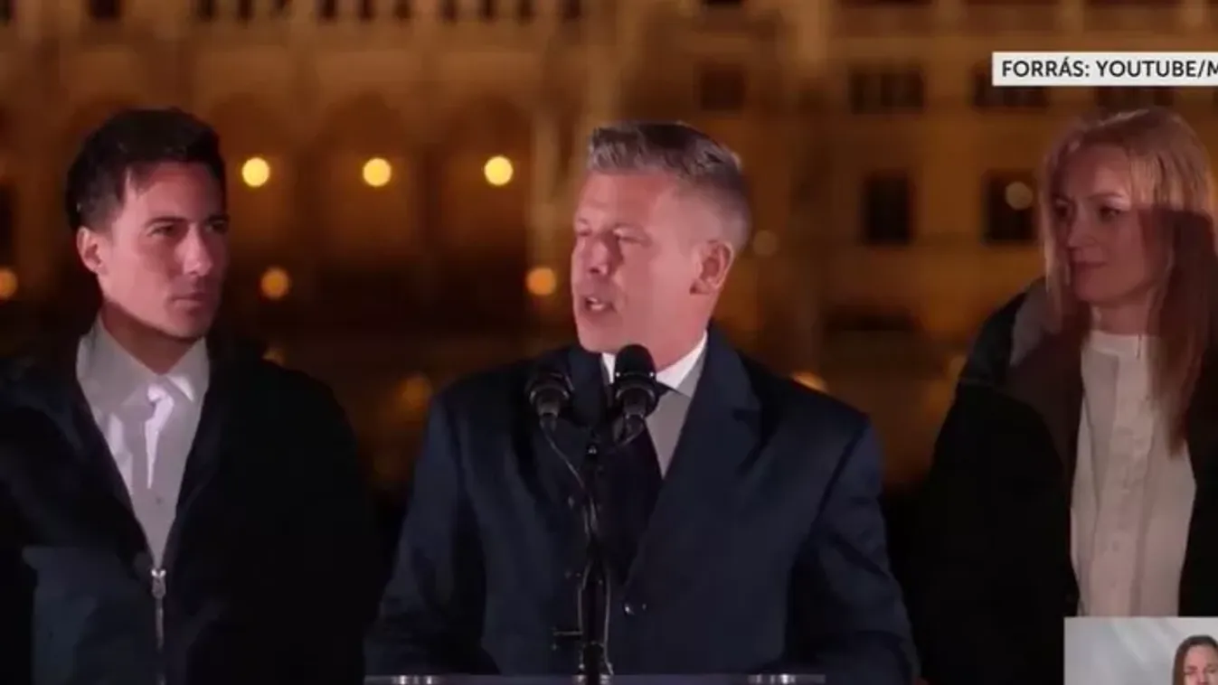 Még a győzelmi beszédében is a Fideszt becsmérelte Magyar Péter