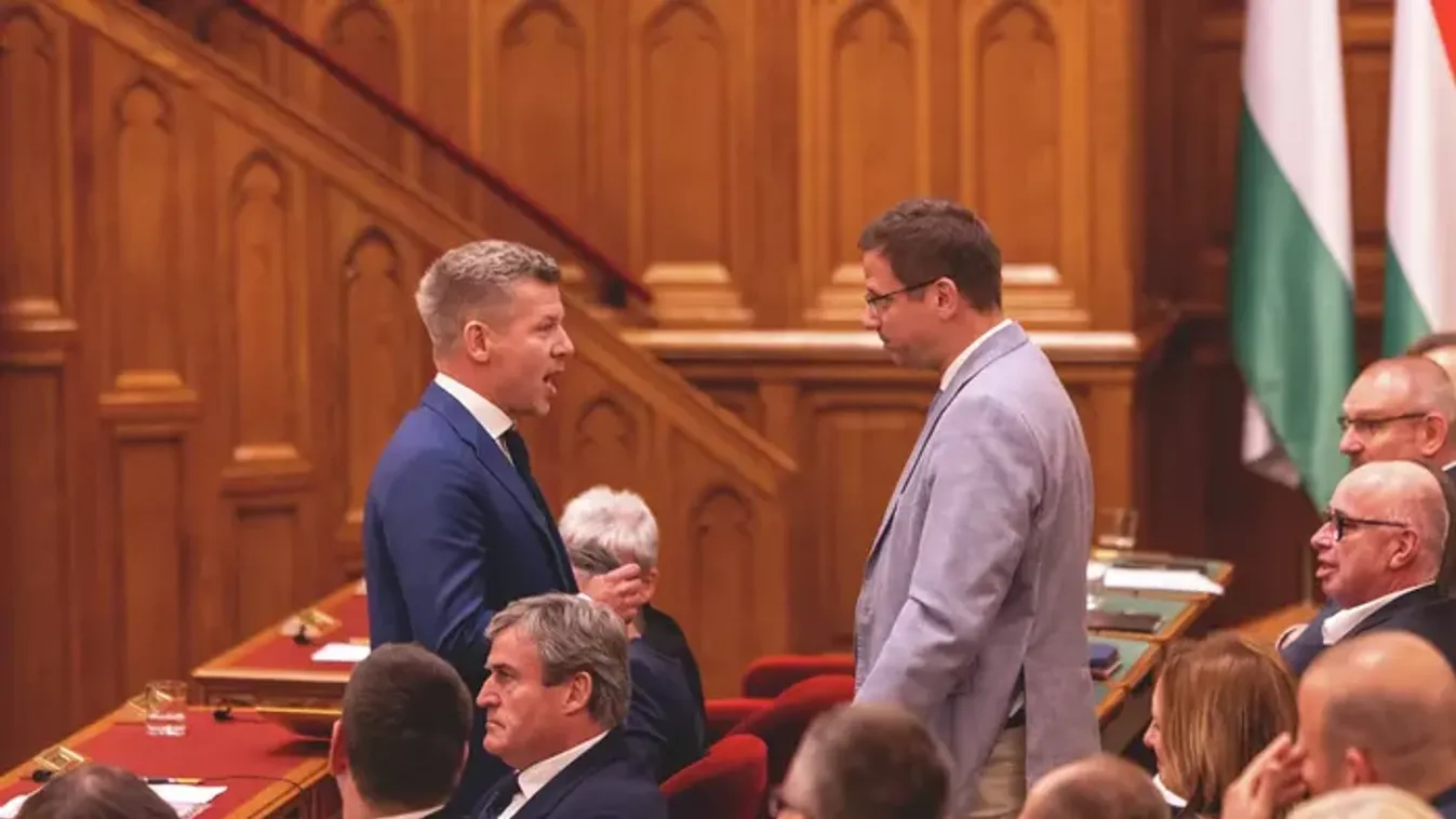 A miniszterelnök a padsorokban rontott neki Gulyás Gergelynek