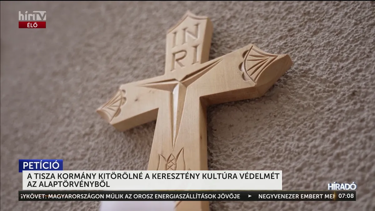 A KDNP petícióval állítaná meg a Tisza Párt egyházellenes hengerét