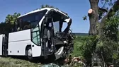 A Hír TV stábja is kiment a halálos buszbaleset helyszínére 
