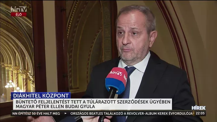Budai Gyula feljelentette Magyar Pétert a Diákhitel Központnál kötött szerződések miatt