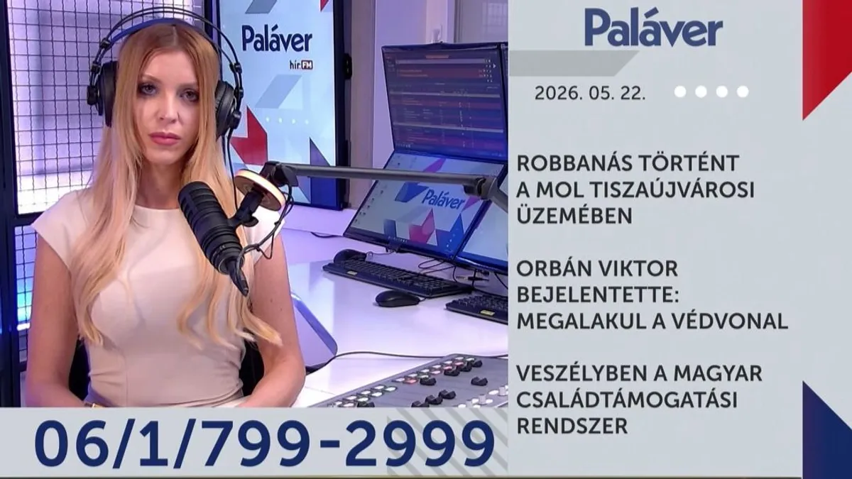 Paláver - Robbanás történt a MOL tiszaújvárosi üzemében