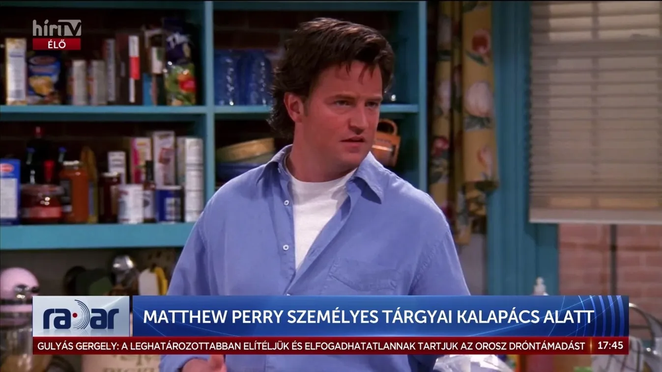 Matthew Perry aukcióján a sztárság legsötétebb ára is terítékre kerül