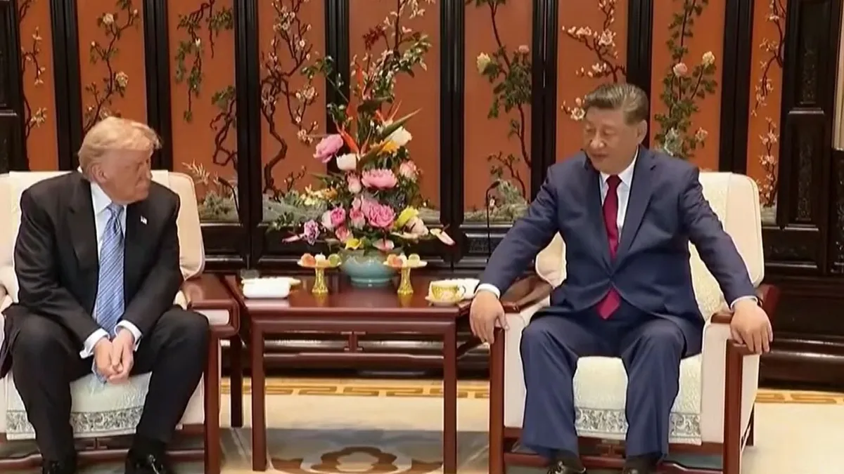 Donald Trump Kínába látogatott