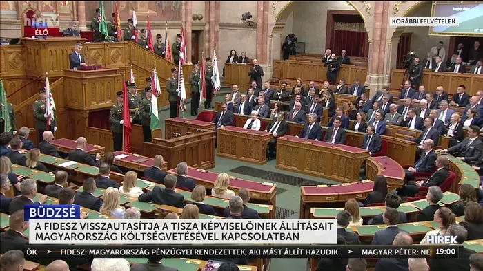 A Fidesz visszautasítja a Tisza-kormány költségvetéssel kapcsolatos vádjait