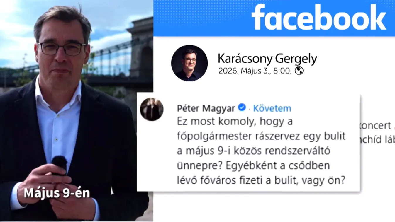 Karácsony Gergely és Magyar Péter nyilvános összetűzése a budapesti buli miatt