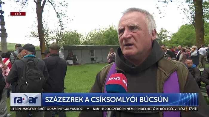 Idén is több százezren vettek részt a pünkösdi csíksomlyói búcsún
