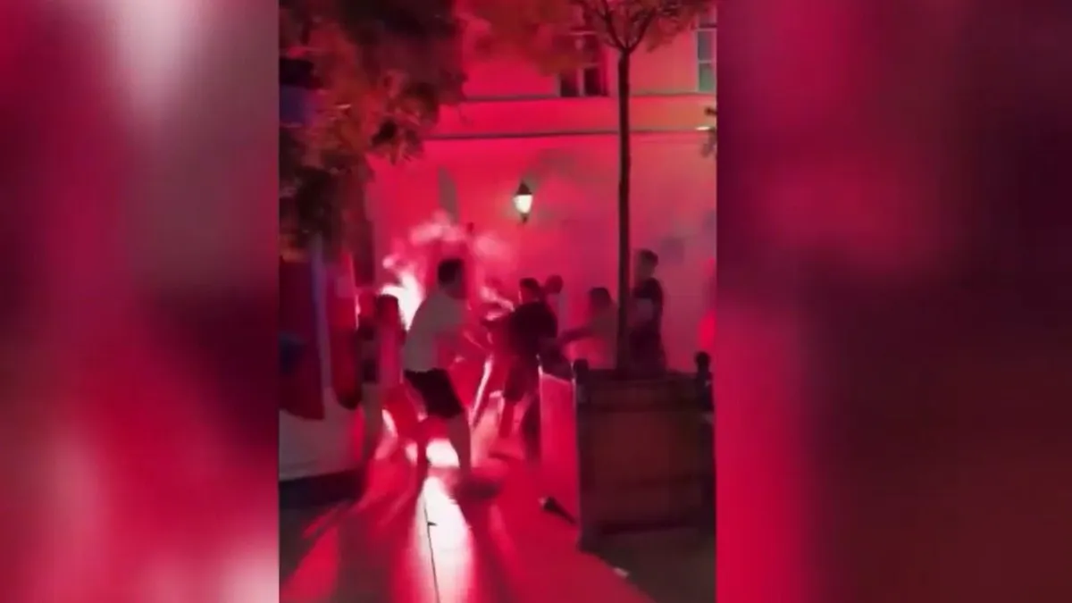 Sajátos hangolódás - Összecsaptak a francia és angol drukkerek