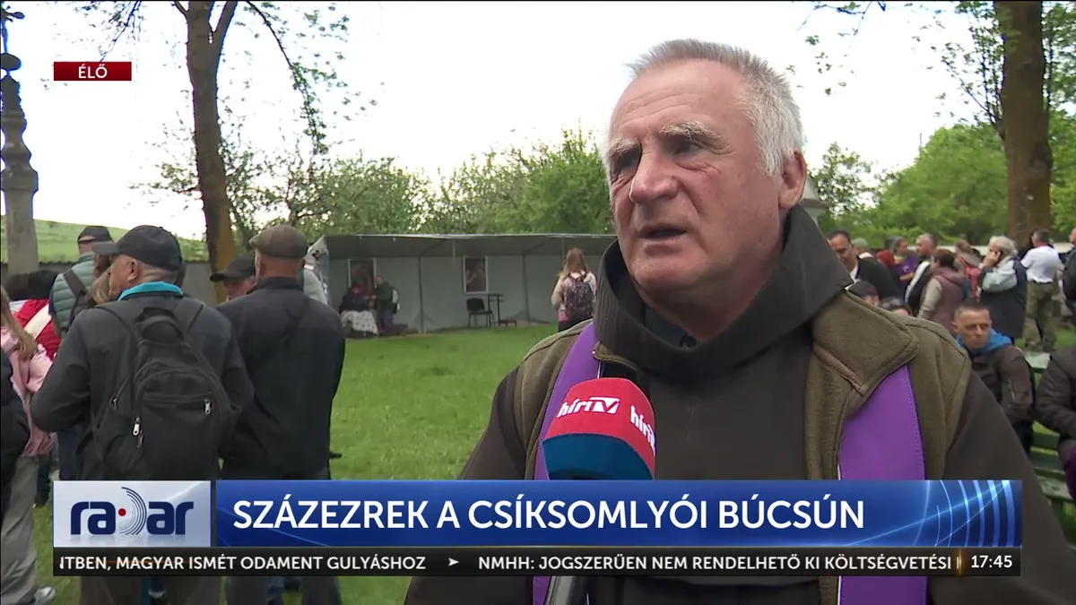 Idén is több százezren vettek részt a pünkösdi csíksomlyói búcsún