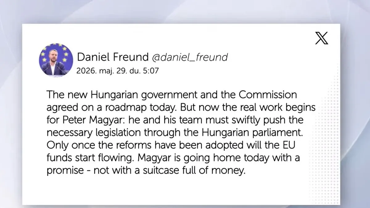 Cáfolták Magyar Péter állítását a Politicónak nyilatkozó uniós tisztviselők