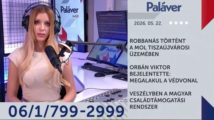 Paláver - Robbanás történt a MOL tiszaújvárosi üzemében