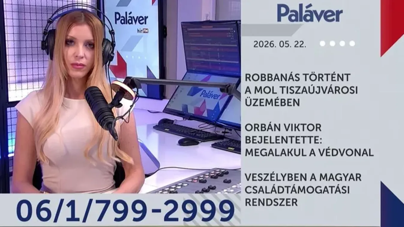 Paláver - Robbanás történt a MOL tiszaújvárosi üzemében