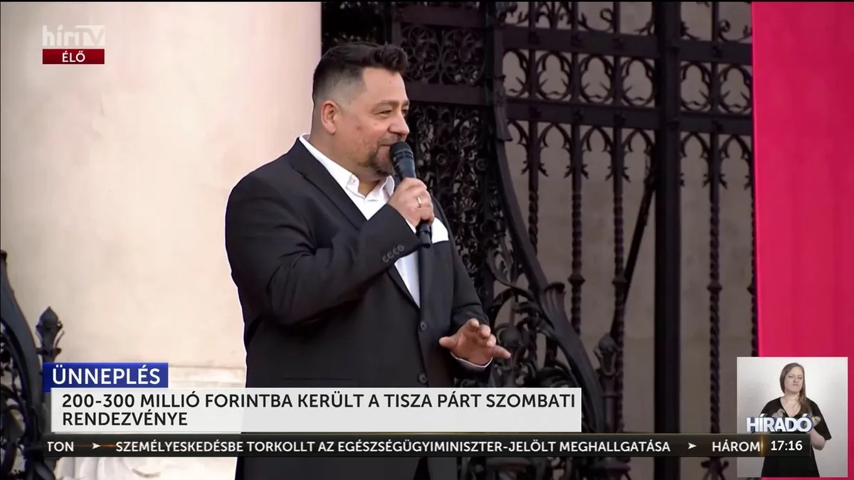 Pezsgőzés a Parlament ablakában és 300 milliós számla: Így ünnepel a „puritán” Tisza Párt!