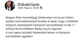Büntetőfeljelentést tett a túlárazott szerződések ügyében Magyar Péter ellen Budai Gyula